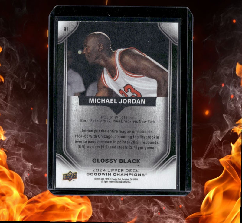 2024-25 Upper Deck Goodwin Champions Michael Jordan Glossy Black (C)