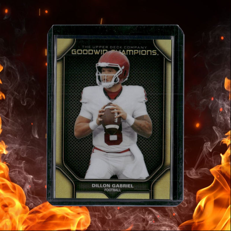 2024 Upper Deck Goodwin Champions Dillon Gabriel Portraits Black and Gold 23/50