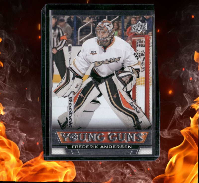 2013-14 Upper Deck Frederik Andersen Young Guns Rookie