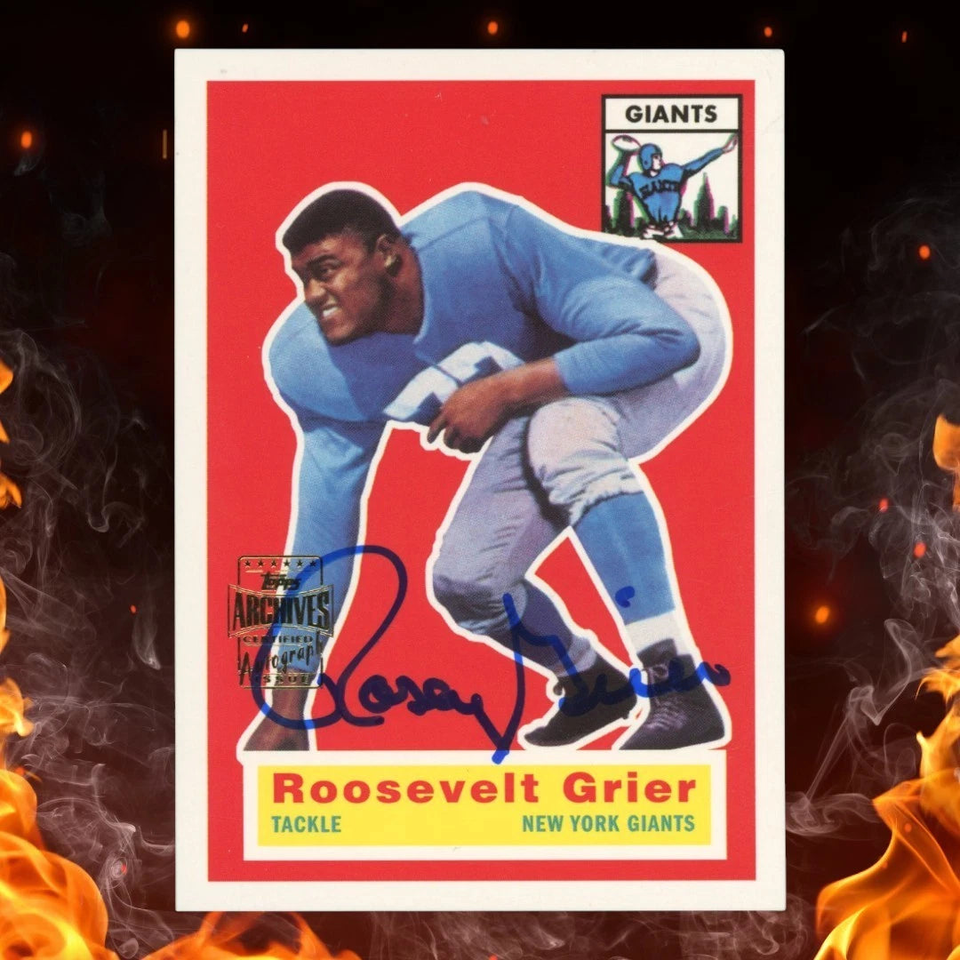 2001 Topps Archives ROOSEVELT GRIER Auto #101