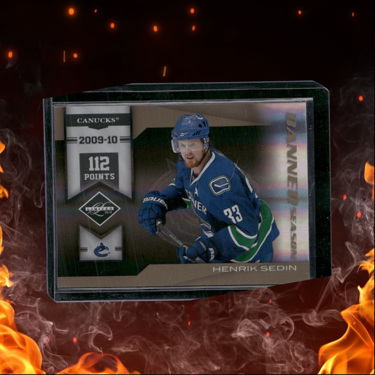2010-11 Panini Limited Henrik Sedin Banner Season Gold 16/24 #9