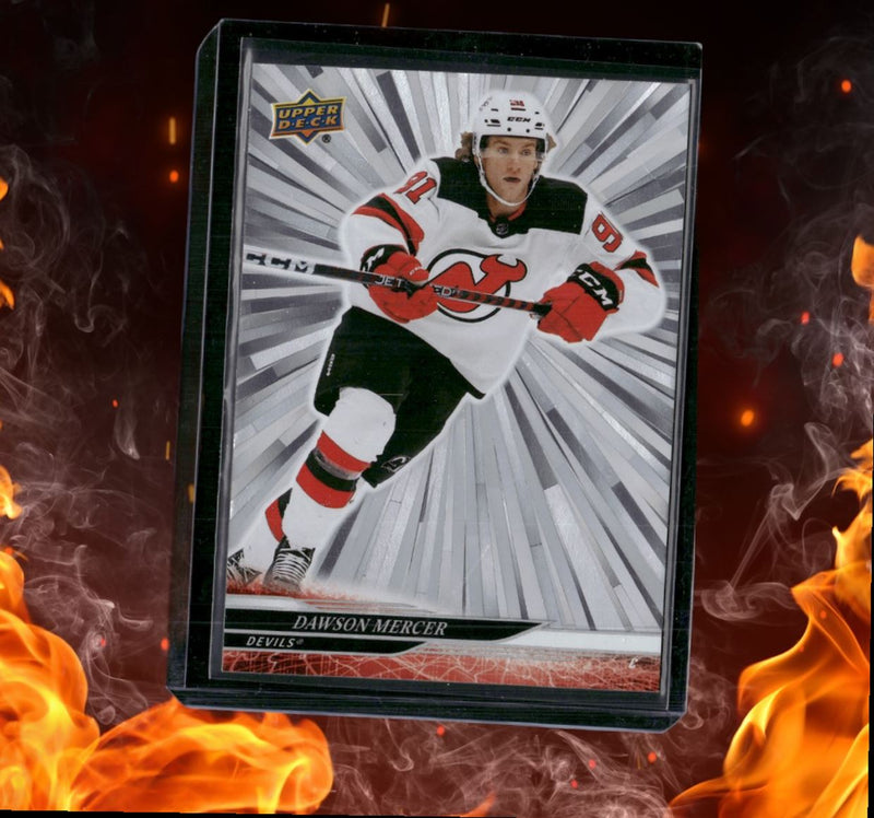 2024-25 Upper Deck Dawson Mercer Outburst Silver