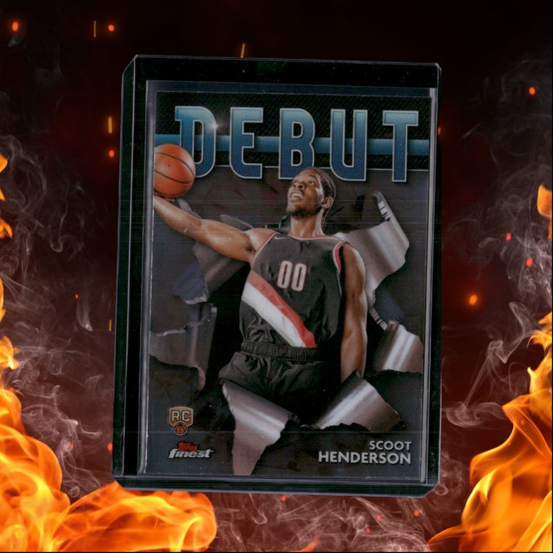 2023-24 Topps Finest Basketball Scoot Henderson Debut Rookie
