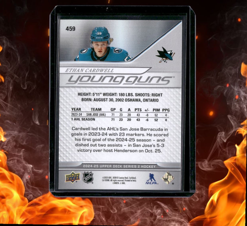 2024-25 Upper Deck Ethan Cardwell Young Guns (C) Rookie