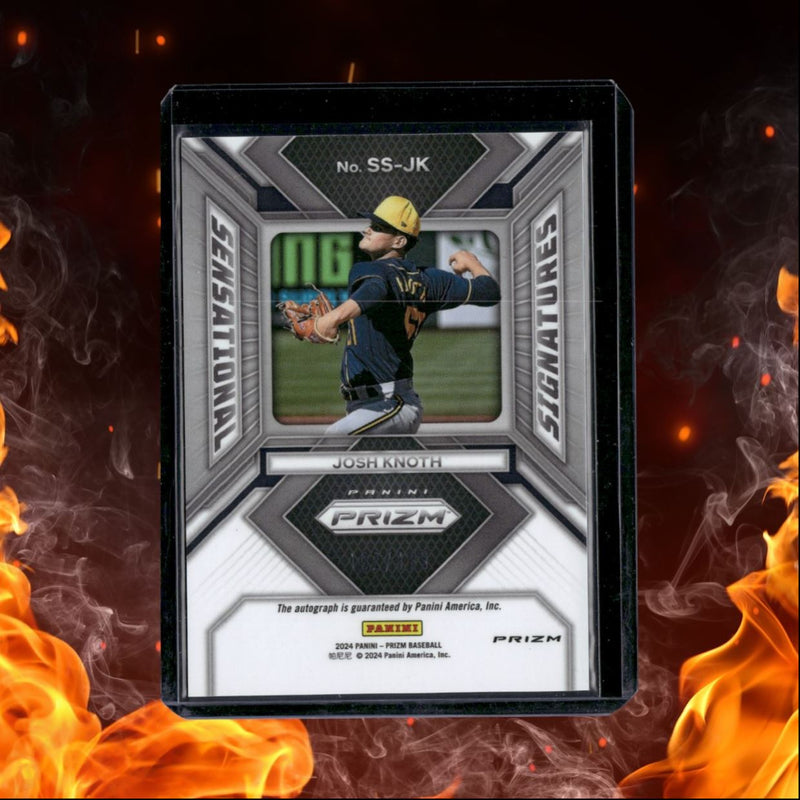 2024 Panini Prizm Josh Knoth Sensational Signatures Pulsar Prizm Auto 102/199