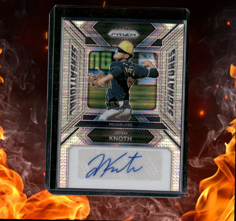 2024 Panini Prizm Josh Knoth Sensational Signatures Pulsar Prizm Auto 102/199