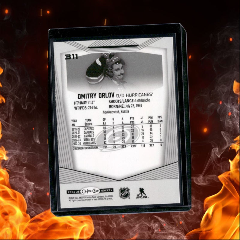 2024-25 O-Pee-Chee Dimitry Orlov End-of-Game Three Stars Photo Variant