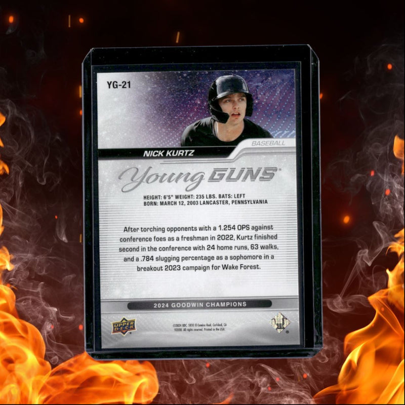 2024 Upper Deck Goodwin Champions Nick Kurtz Young Guns Rookie