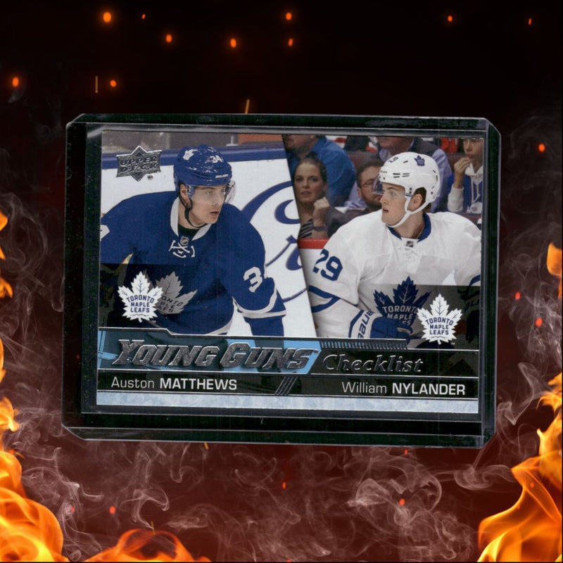 2016-17 Upper Deck Auston Matthews / William Nylander Young Guns Checklist