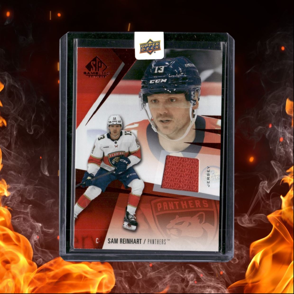 2023-24 SP Game Used Sam Reinhart Jersey UD Sealed #39