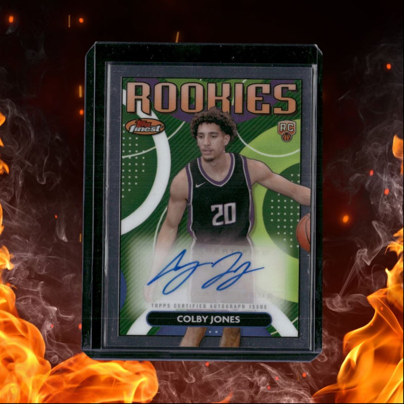 2023-24 Topps Finest Basketball Colby Jones Rookie Auto