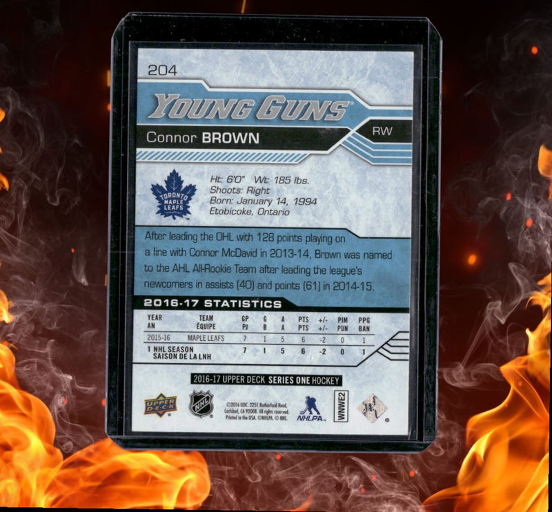 2016-17 Upper Deck Connor Brown Young Guns Rookie