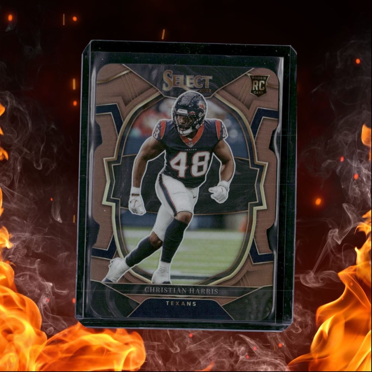 2022 Panini Select Christian Harris Copper Die-Cut Prizm Rookie 087/149 #49