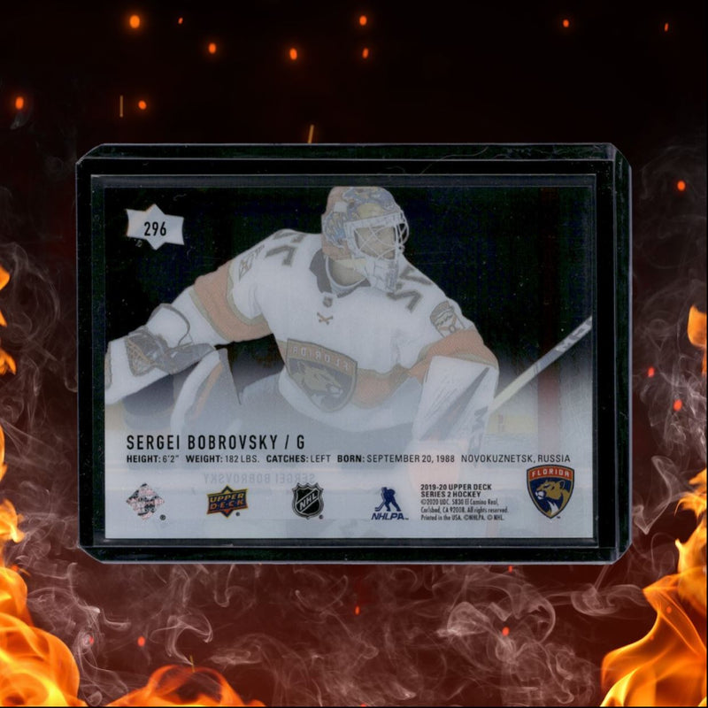 2019-20 Upper Deck Sergei Bobrovsky Clear Cut SSP