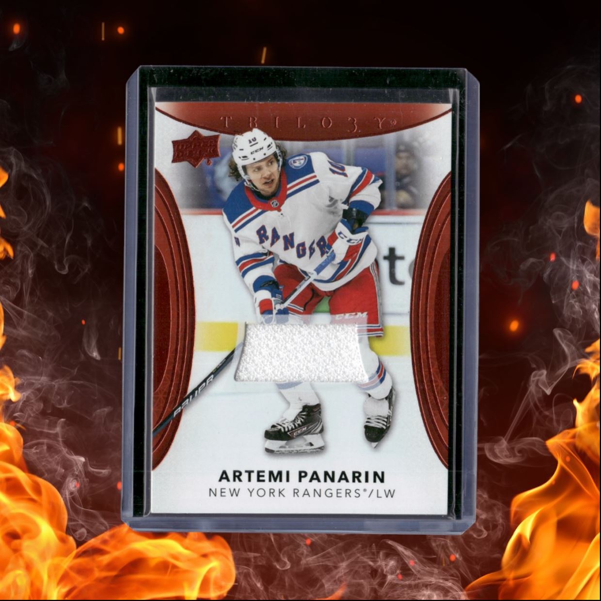 2022-23 Upper Deck Trilogy Artemi Panarin Orange Foil Jersey #89