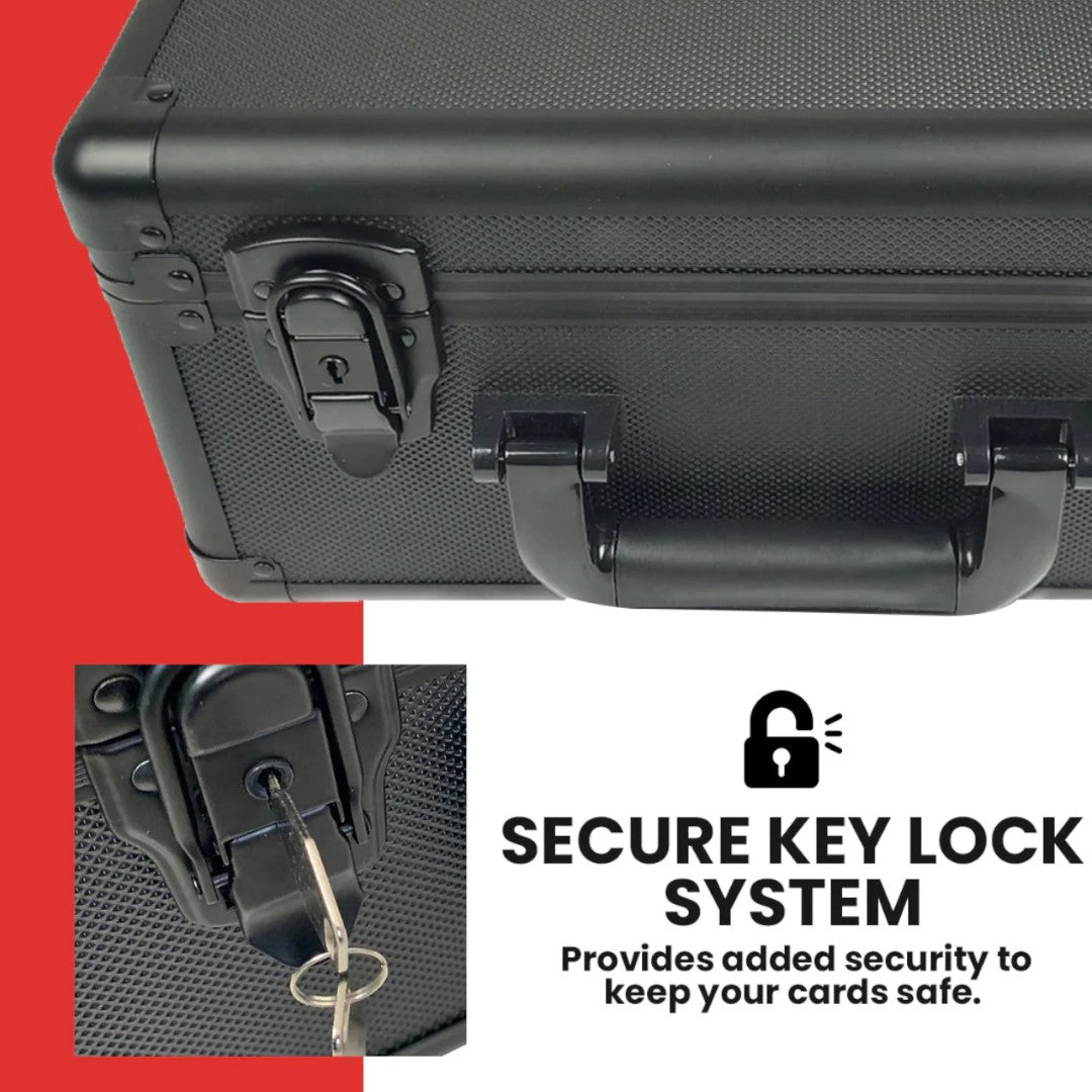 EVORETRO 2-Row Graded Card Case w/ key lock
