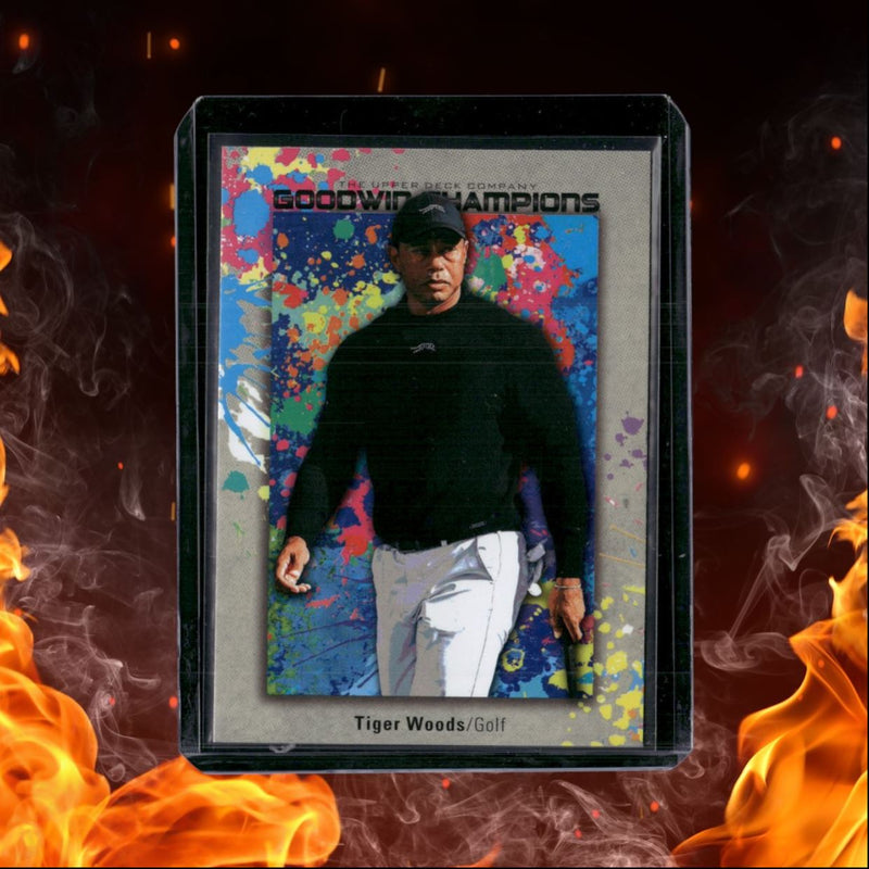 2024 Upper Deck Goodwin Champions Tiger Woods Splash of Color (A)