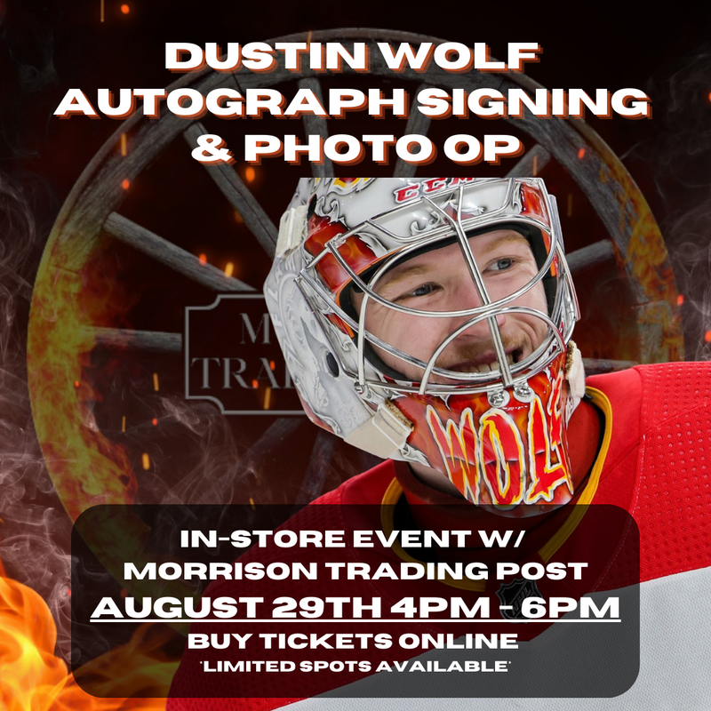 Dustin Wolf Public Signing / Photo Op Ticket (AUGUST 29th, 2024)