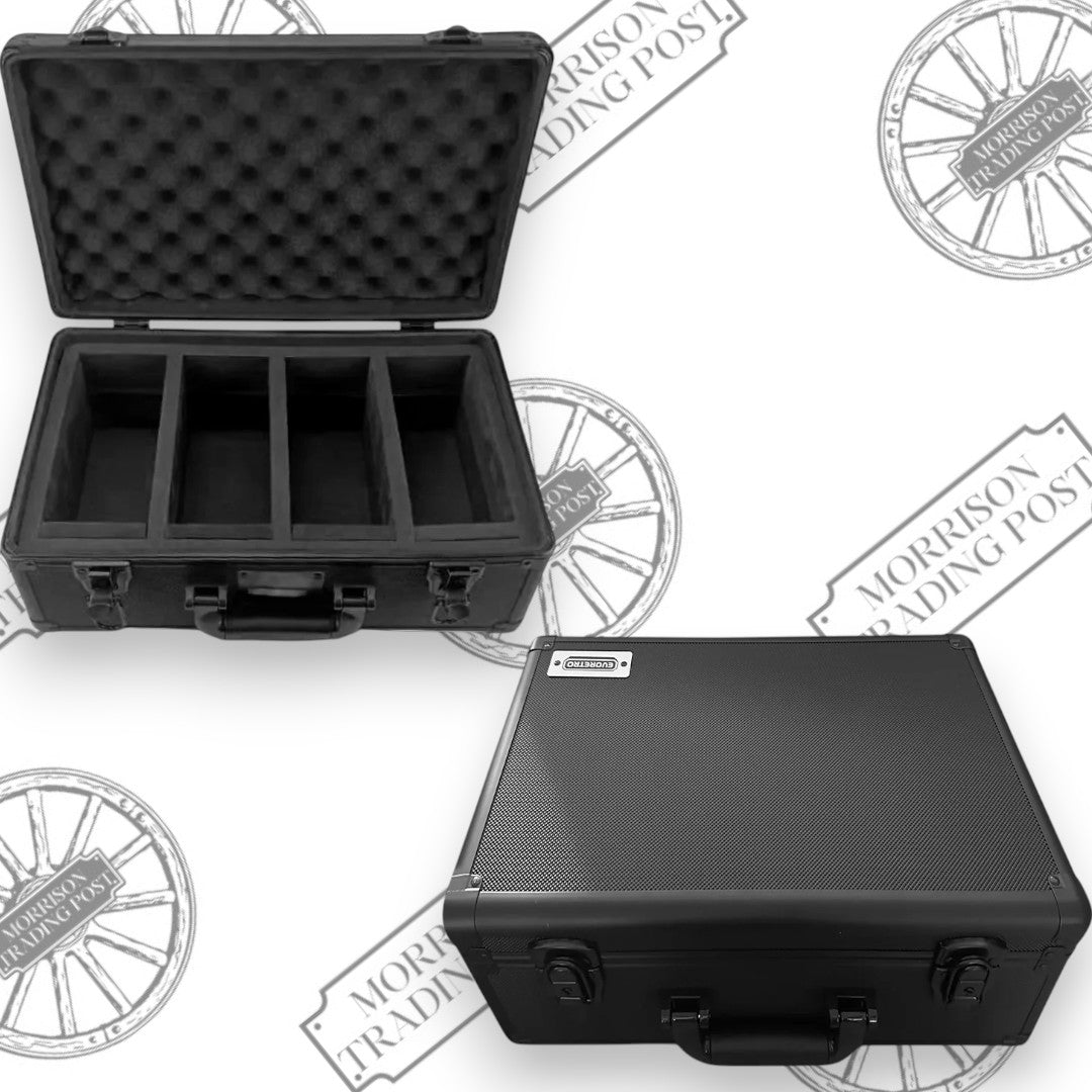 EVORETRO 4-Row Graded Card Case w/ key lock | Holds Up To 120 Slabs
