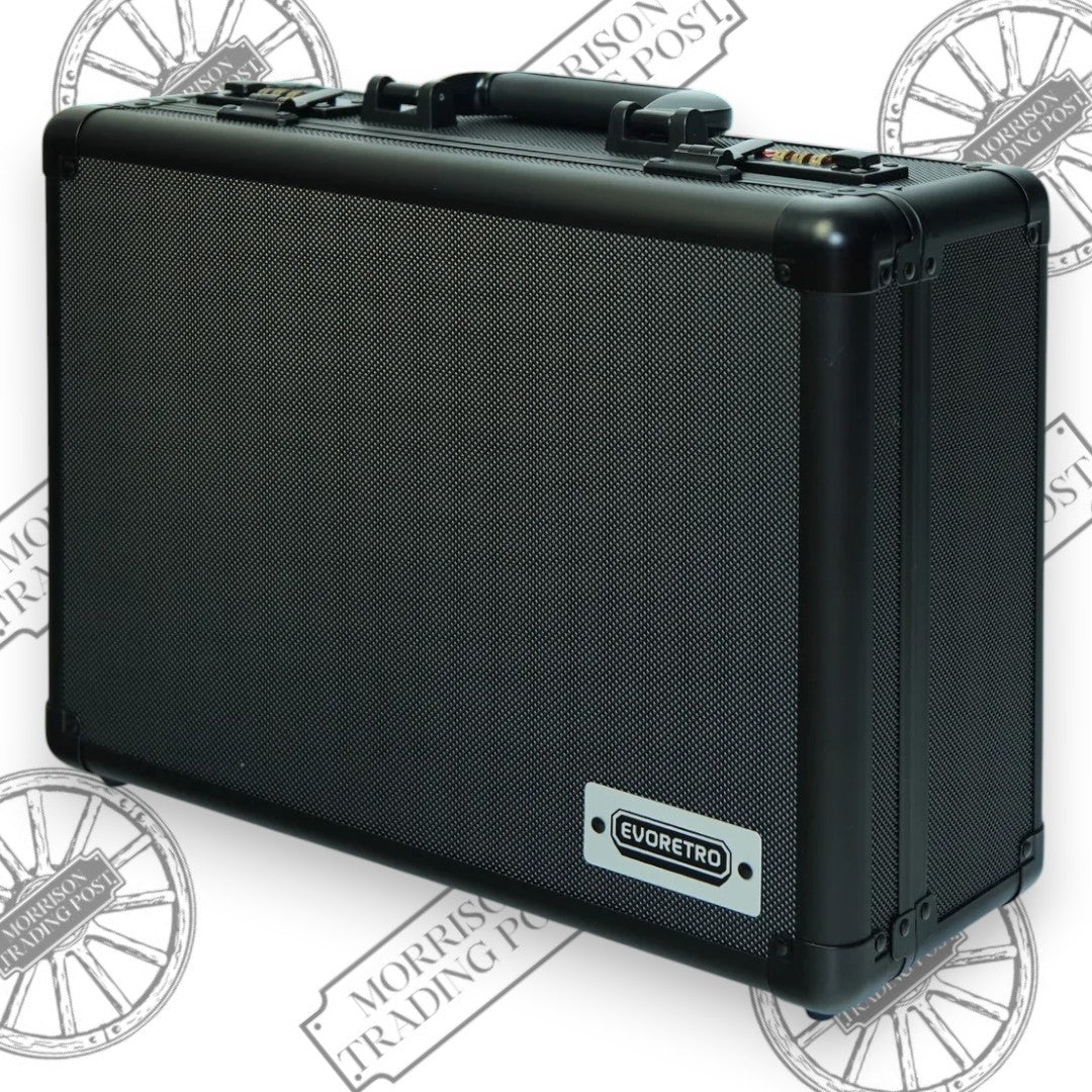EVORETRO Toploader Card Storage Case w/ Combination Lock | Holds Up To 600 Toploaders