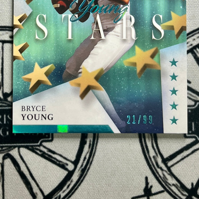 2021 Leaf BRYCE YOUNG Young Stars Blue /99