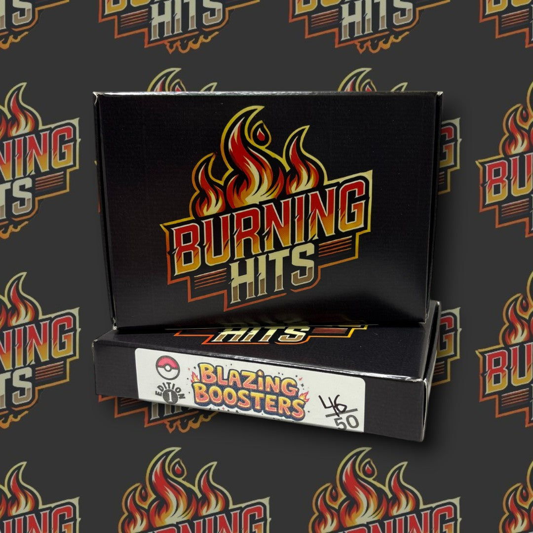 Burning Hits Pokemon Blazing Boosters Box - 2nd Edition