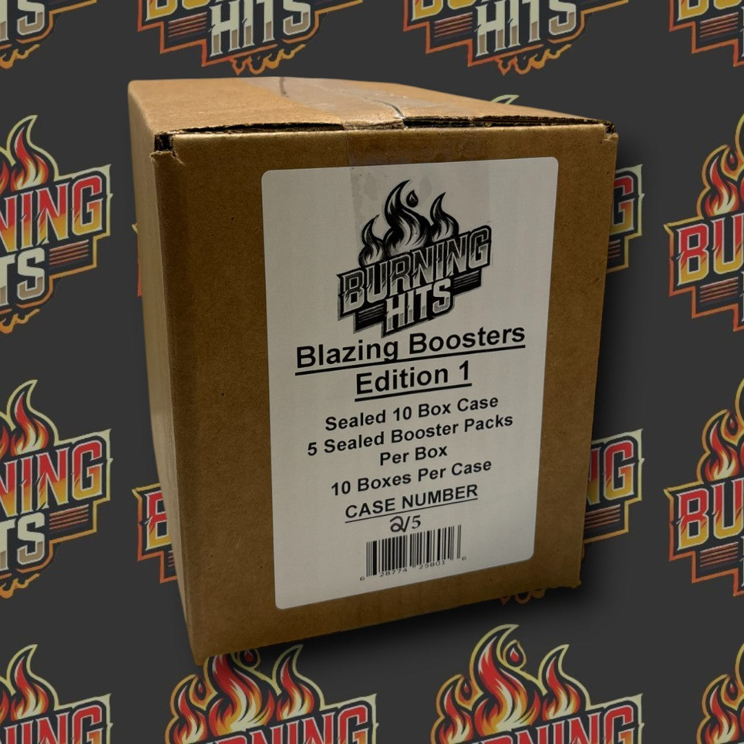 Burning Hits Pokemon Blazing Boosters Box - 2nd Edition