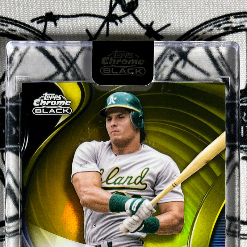 2022 Topps Chrome Black JOSE CANSECO Gold Autograph /50