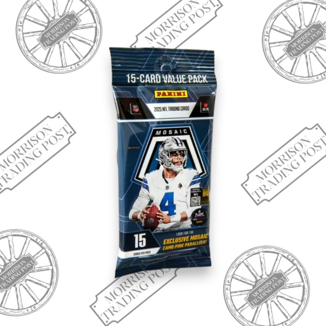 2025 Panini Mosaic Football Fat Pack (15-Card Value Pack)