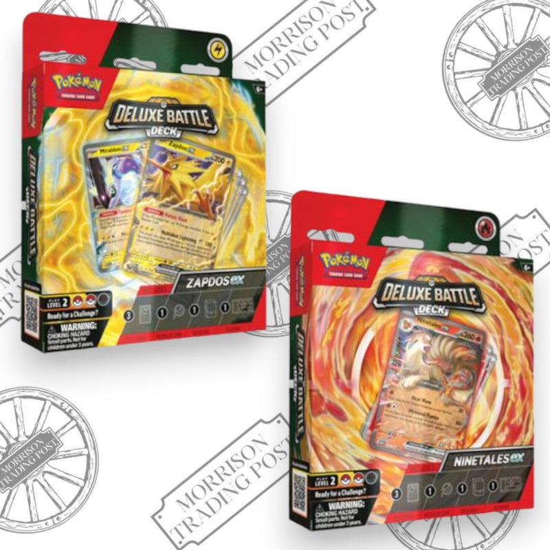 Pokemon TCG Ninetales & Zapdos Ex Battle Decks