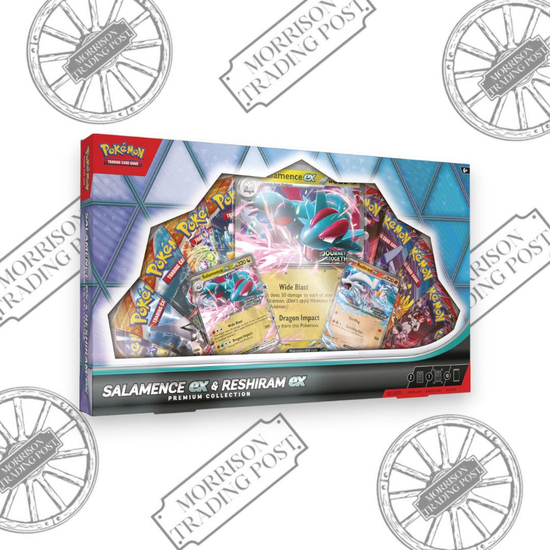 Pokemon Salamence ex & Reshiram ex Premium Collection Box