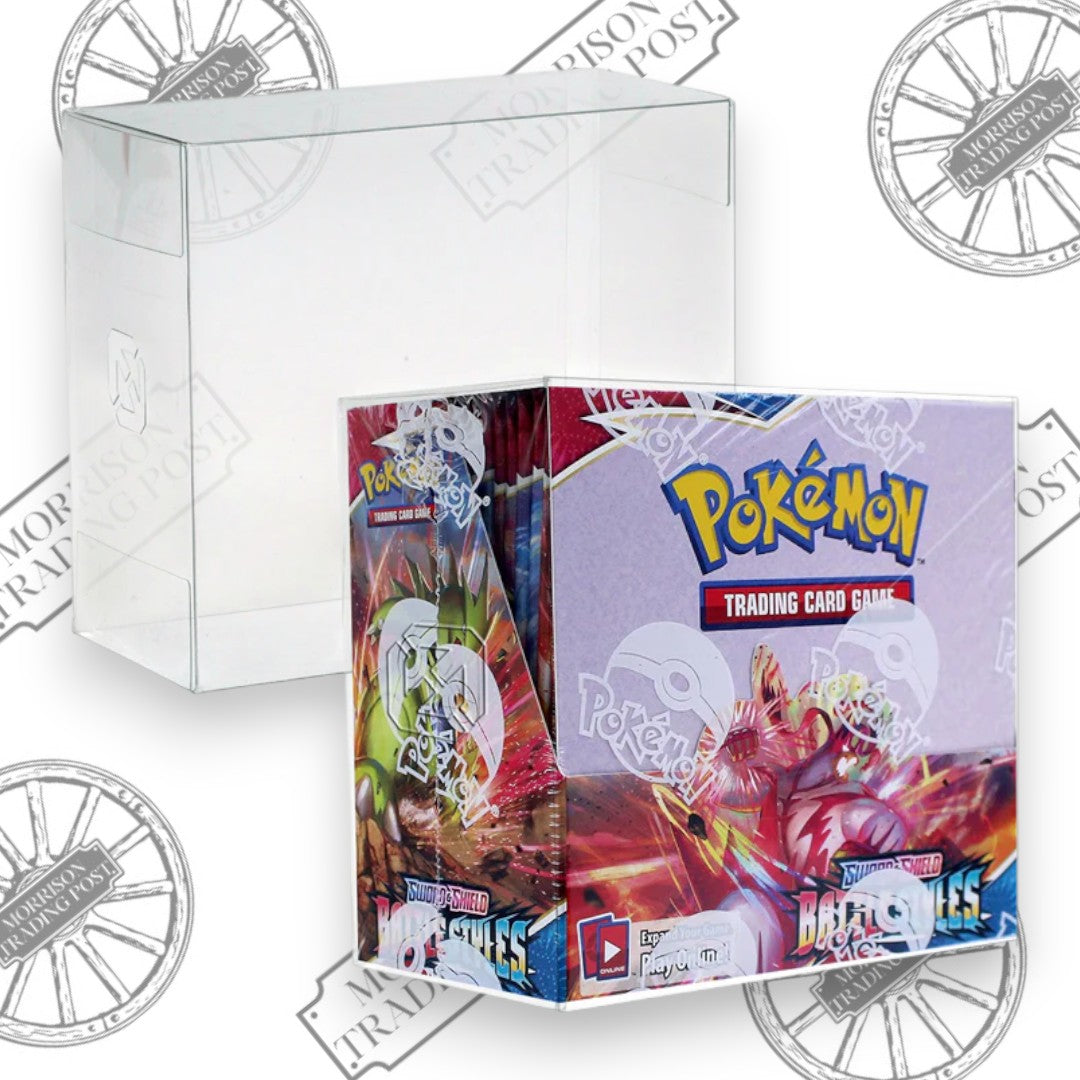 EVORETRO Pokemon Booster Box protective Case | 0.50 mm Acid-Free PET Sleeve