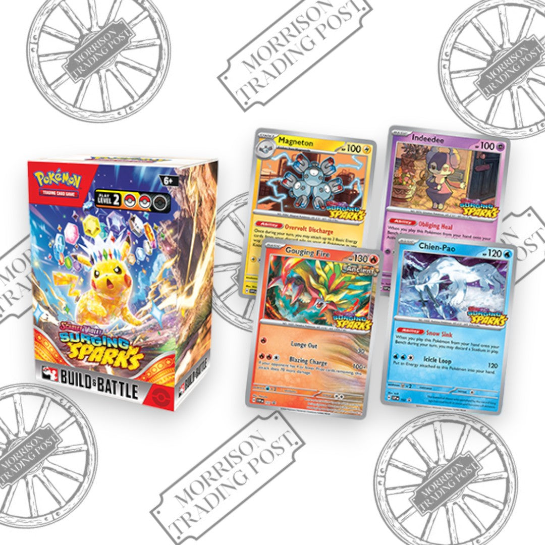 Pokemon Scarlet & Violet Surging Sparks Build & Battle Box