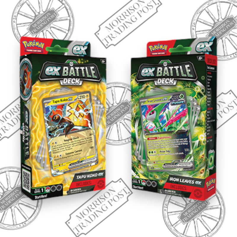 Pokemon tcg Tapu Koko / Iron Leaves EX Battle Deck