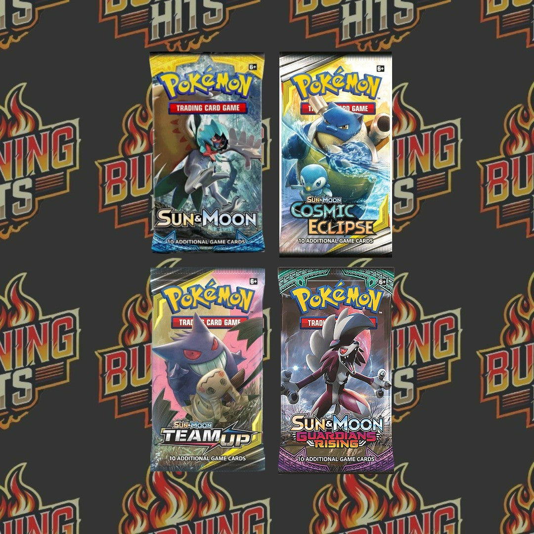 Burning Hits Pokemon Blazing Boosters Box - 4th Edition