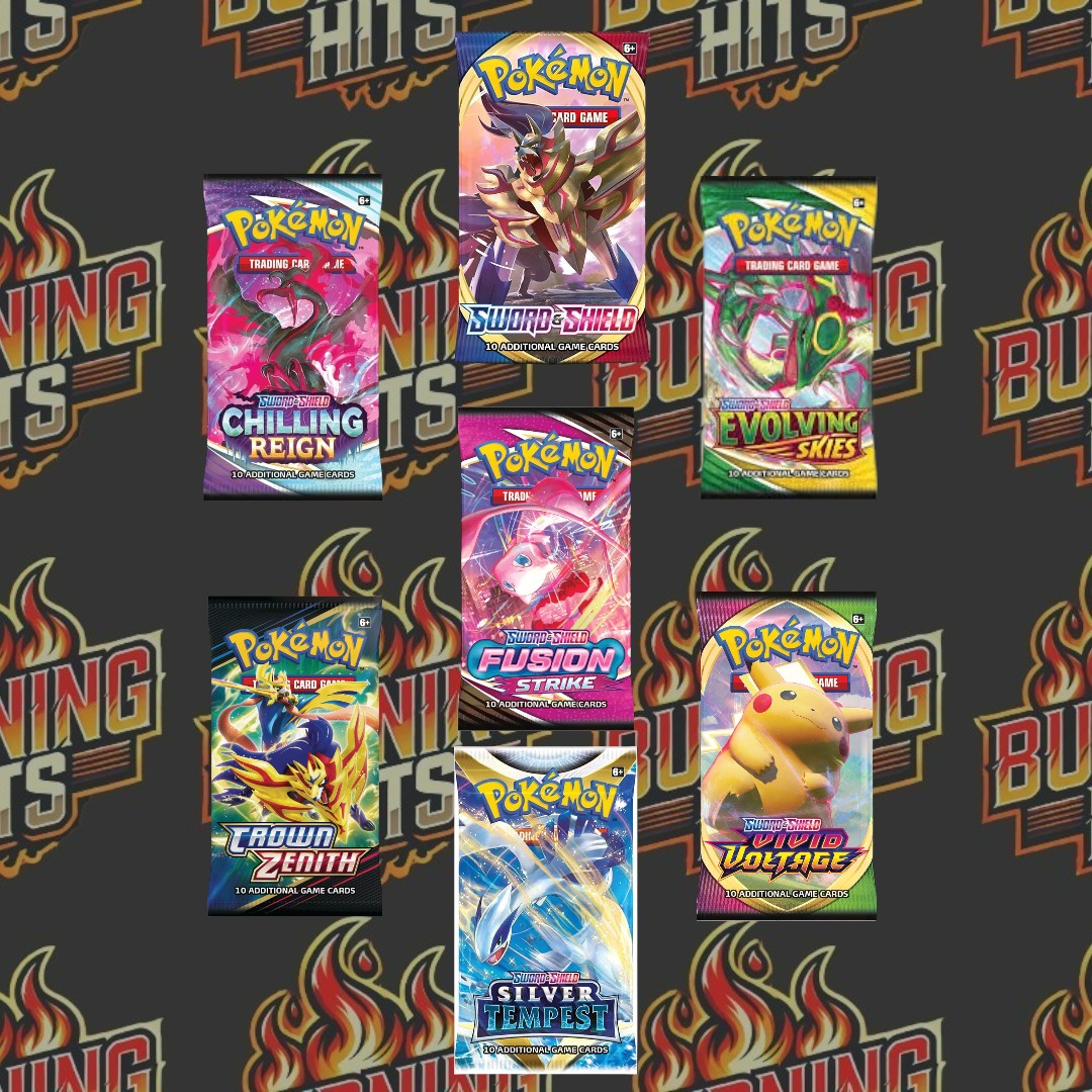 Burning Hits Pokemon Blazing Boosters Box - 4th Edition