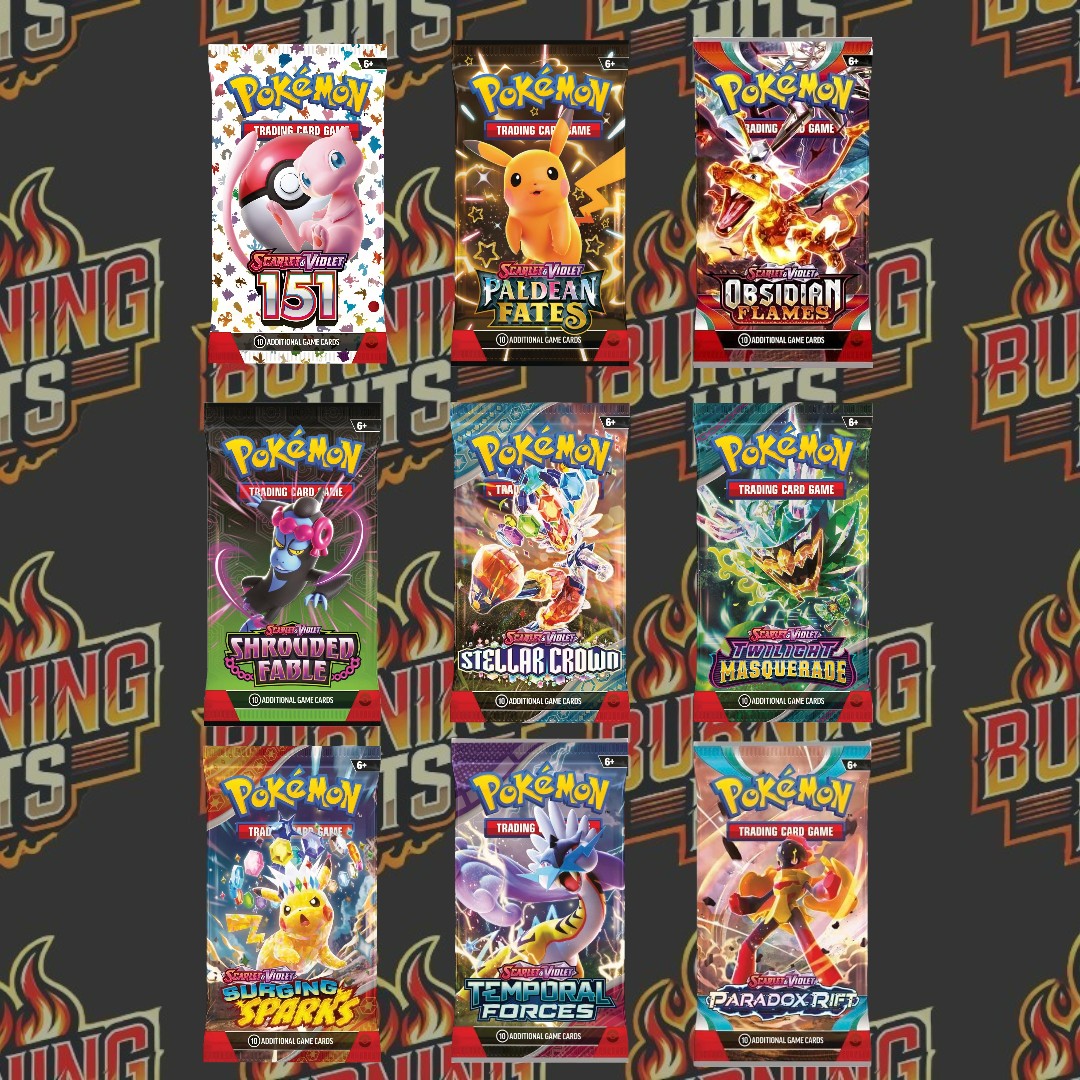 Burning Hits Pokemon Blazing Boosters Box - 4th Edition