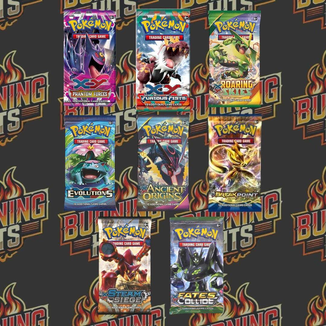Burning Hits Pokemon Blazing Boosters Box - 4th Edition