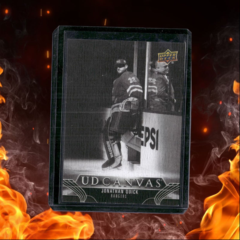 2023-24 Upper Deck Jonathan Quick Black & White UD Canvas