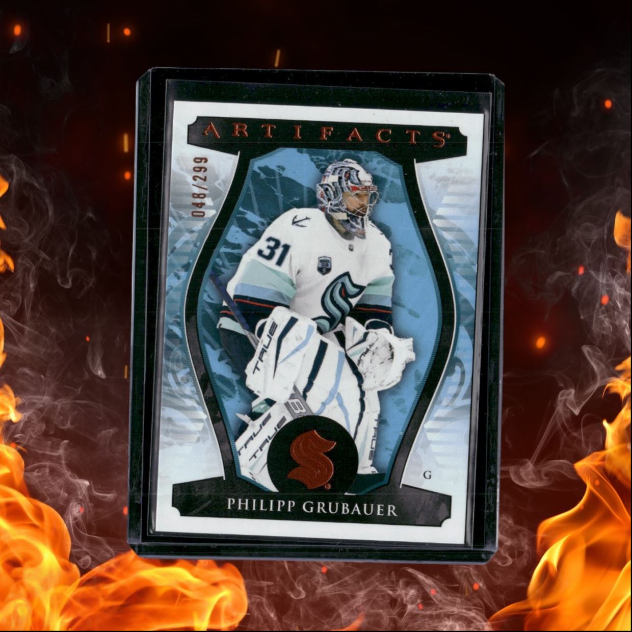 2023-24 Upper Deck Artifacts Philipp Grubauer Copper 048/299 #141