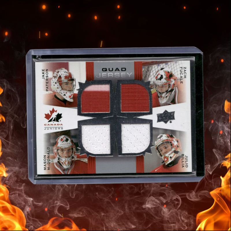 2014-15 Upper Deck Team Canada Juniors Paterson / Fucale / McDonald / Billia