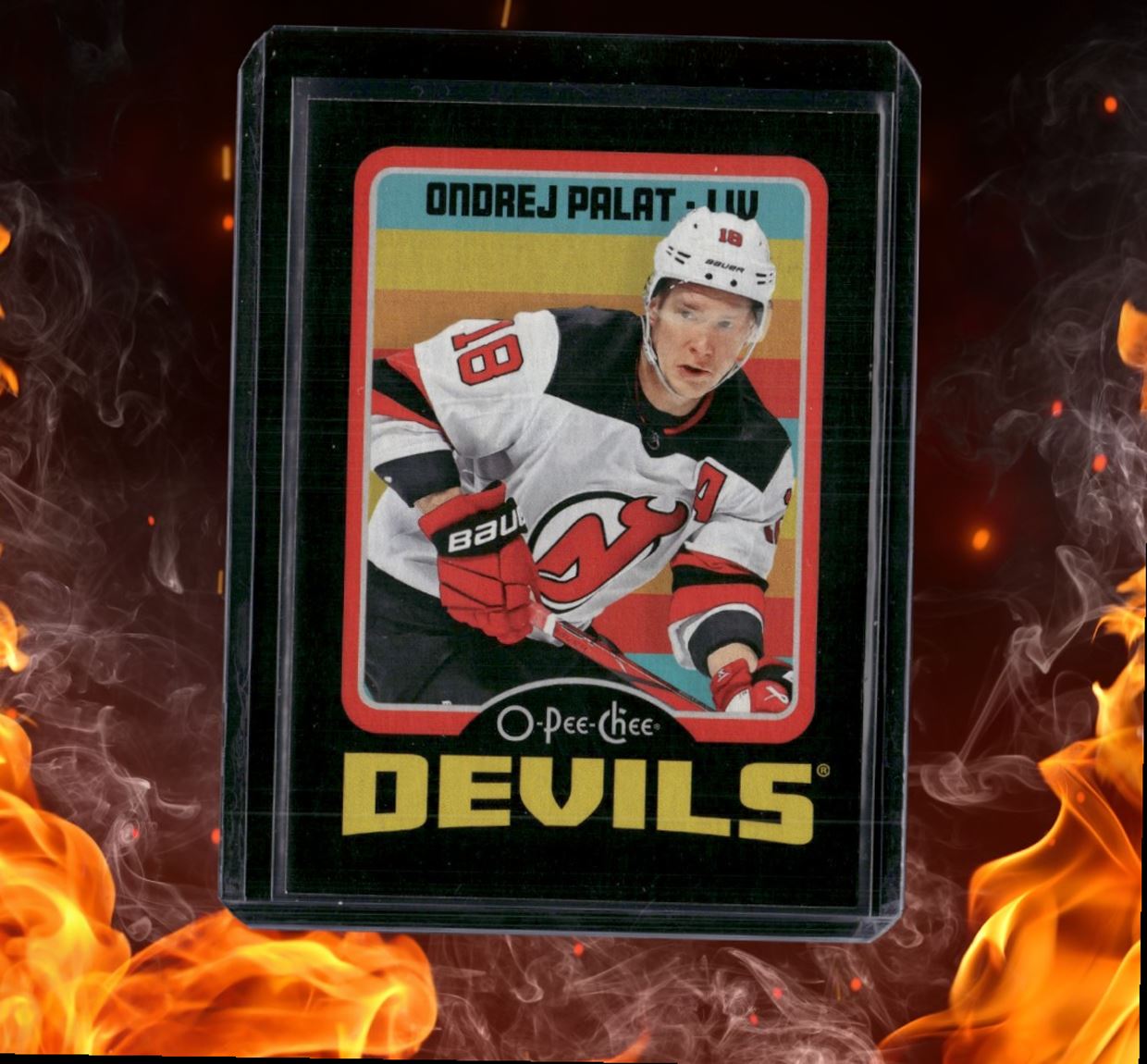 2024-25 O-Pee-Chee Ondrej Palat Retro Black Border 068/100 #213