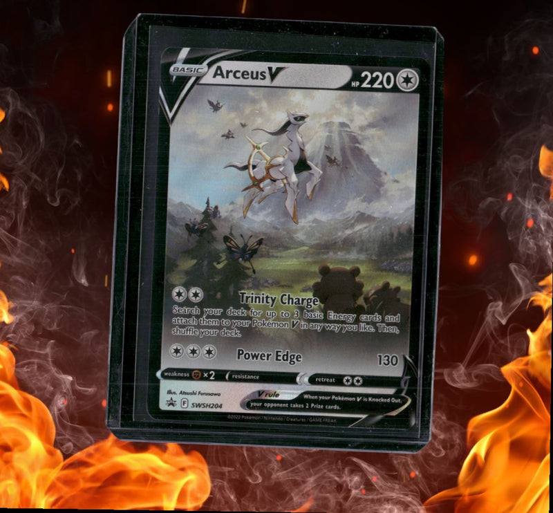 2022 Pokemon Sword & Shield Arceus V Black Star Promo LP
