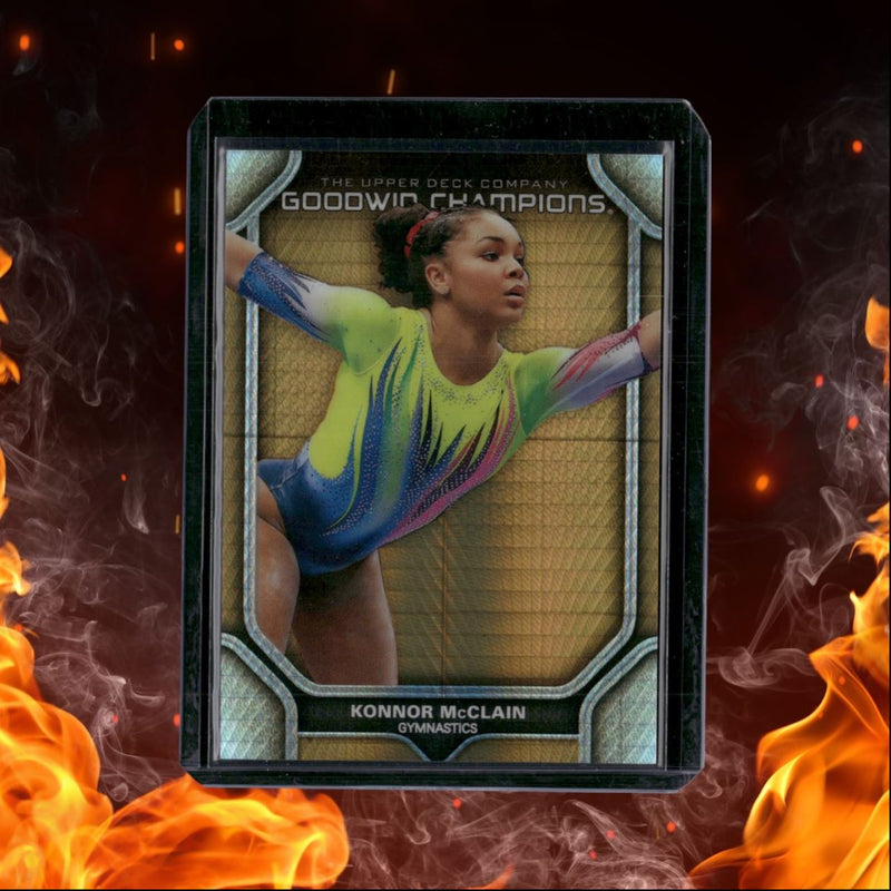2024 Upper Deck Goodwin Champions Konnor McClain Portraits Orange Prism 187/349