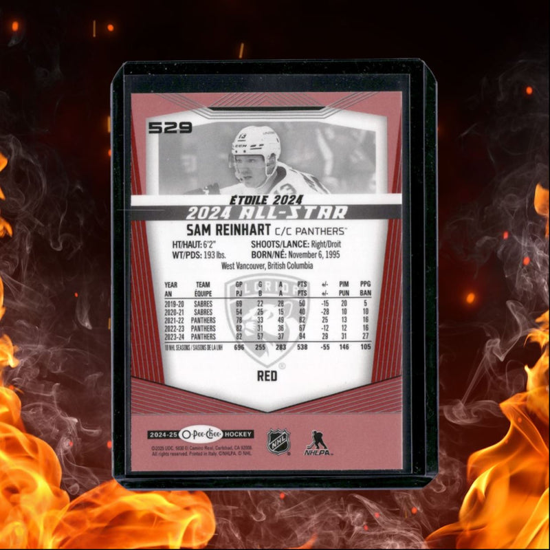 2024-25 O-Pee-Chee Sam Reinhart All-Star Red SP