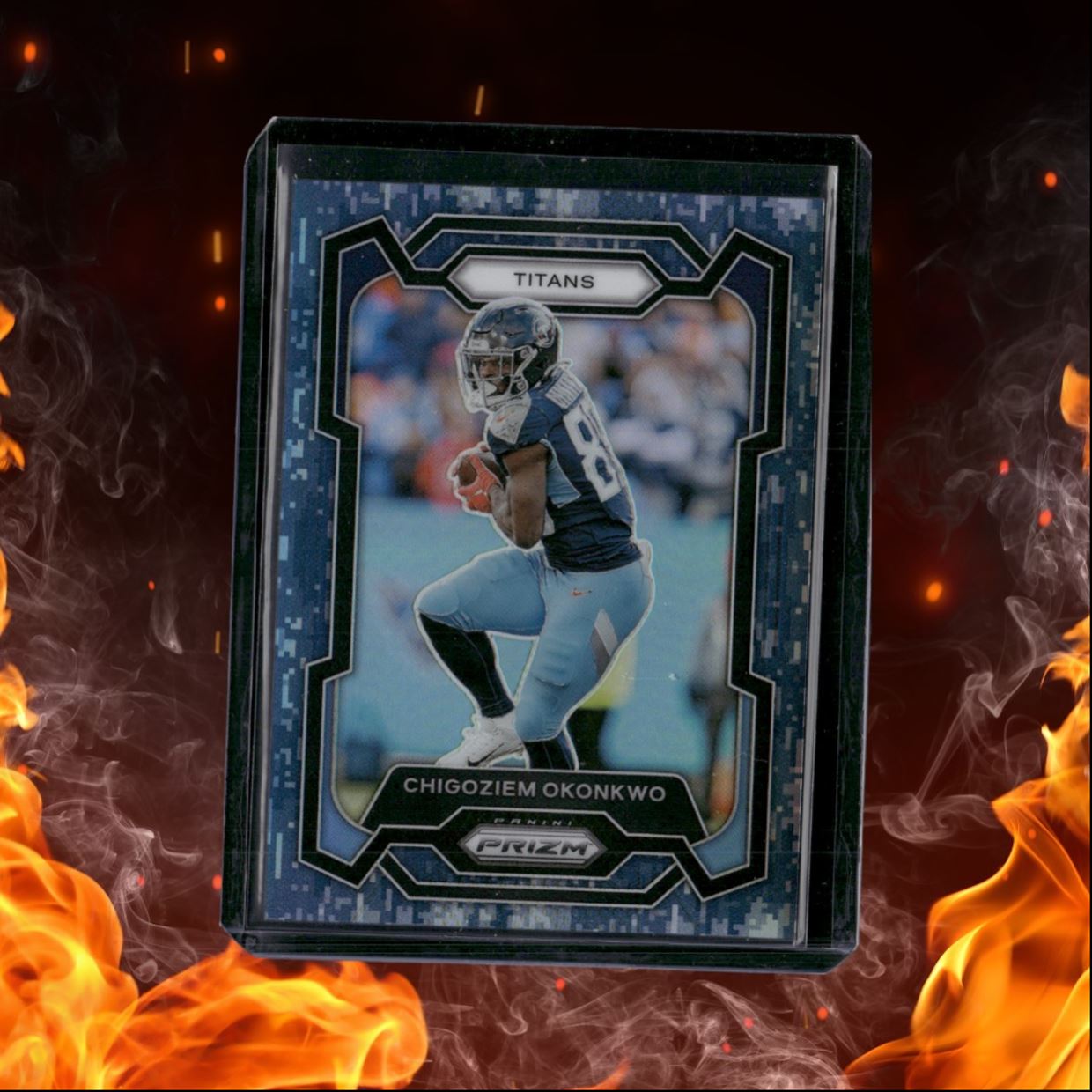 2023 Panini Prizm Chigoziem Okonkwo Navy Blue Camo Prizm 08/25 #288