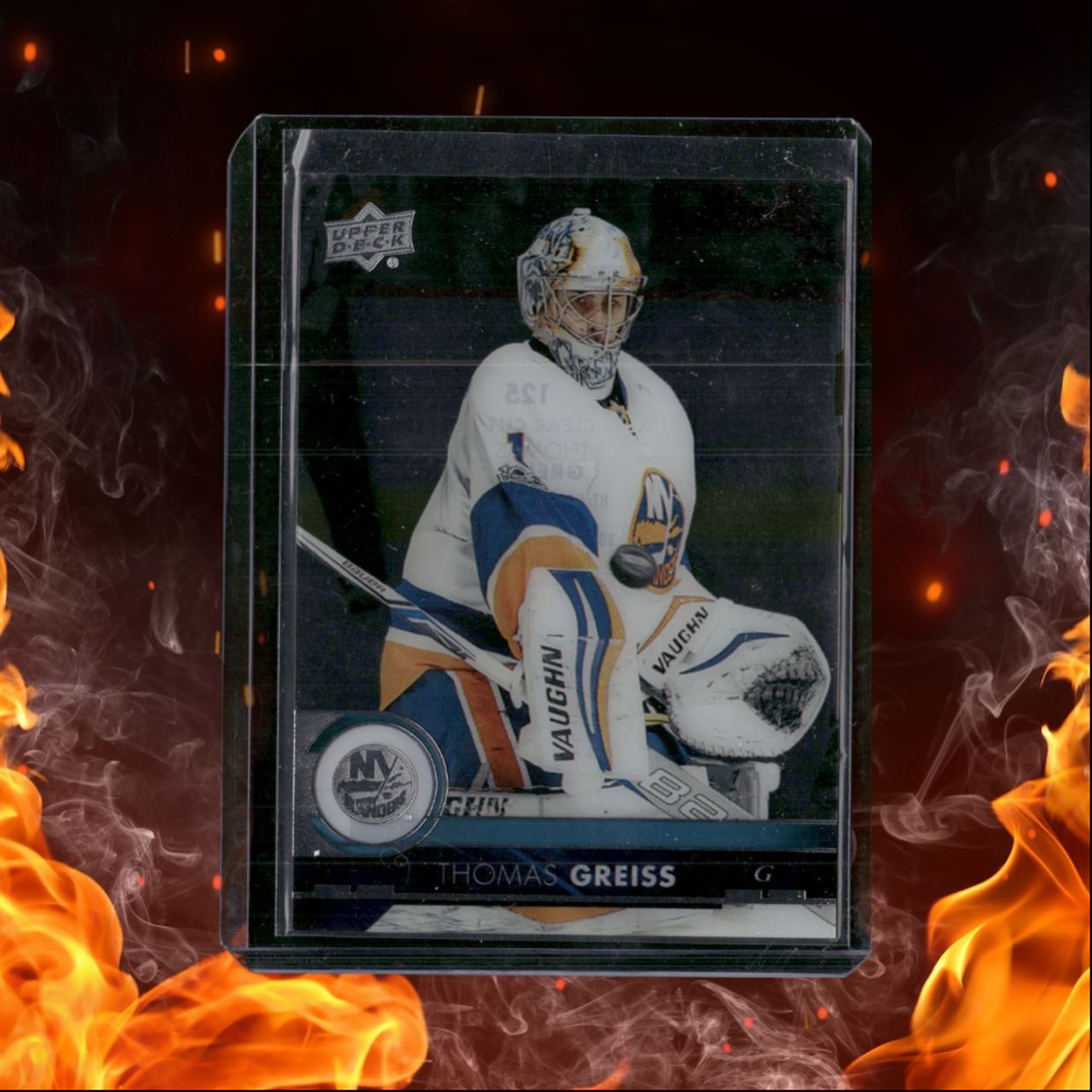 2017-18 Upper Deck Thomas Greiss Clear Cut SSP #125