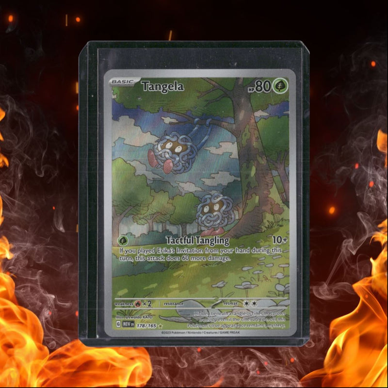 2023 Pokemon 151 English Tangela Illustration Rare Full Art LP