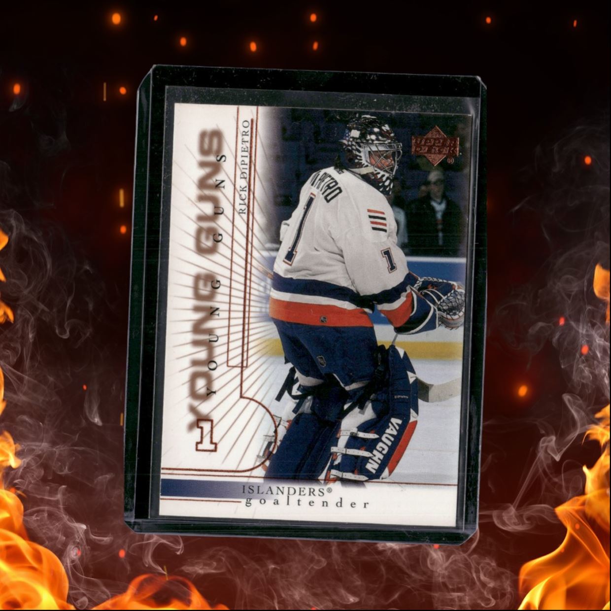 2000-01 Upper Deck Rick DiPietro Young Guns Rookie #411