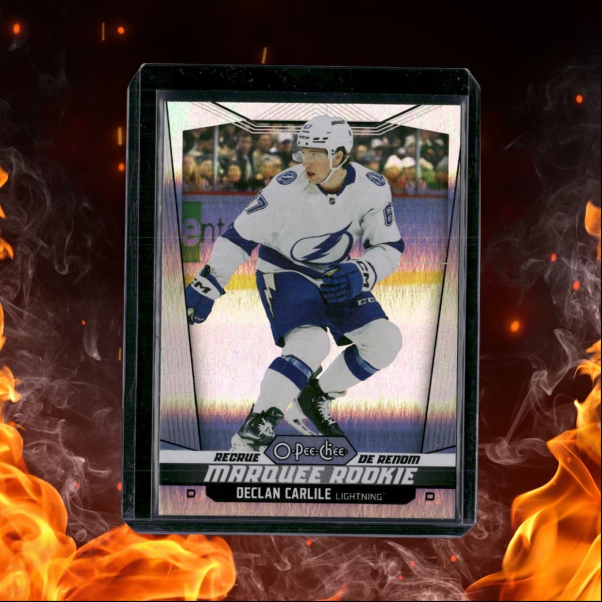 2024-25 O-Pee-Chee Declan Carlile Rainbow Marquee Rookie 270/350 #592